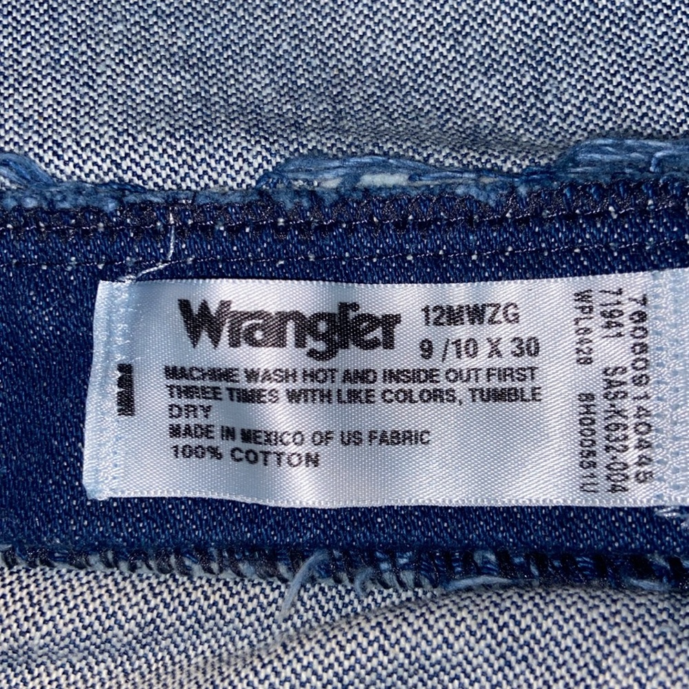 New with tag Cowboy Cut Wrangler Classic Fit Long Rise jeans size 9/10 X 30 - Picture 10 of 12